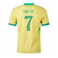 Dres Brazília Vinicius Junior #7 Domáci Copa America 2024 Krátky Rukáv